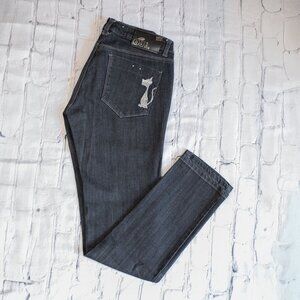 NWOT OJ HerBench Women's Jeans Skinny Black Size 28